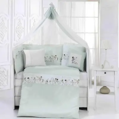 Momishop Masal Uyku Seti Love Coll. 65x125 Yeşil