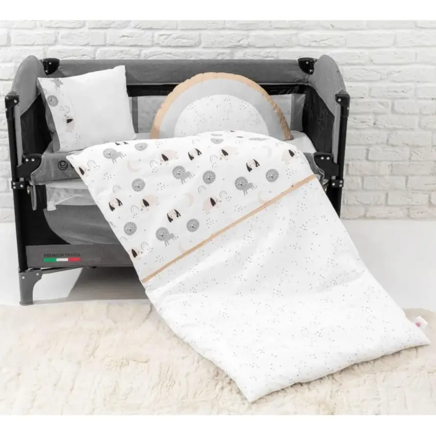 Momishop Rainbow Park Yatak Uyku Seti Gri - 1