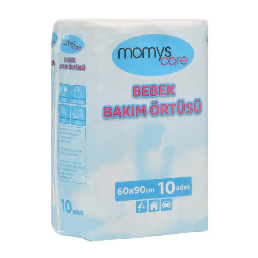 Momys Care Bebek Bakım Örtüsü 60*90 cm  Alt Açma Bezi 10lu - 4
