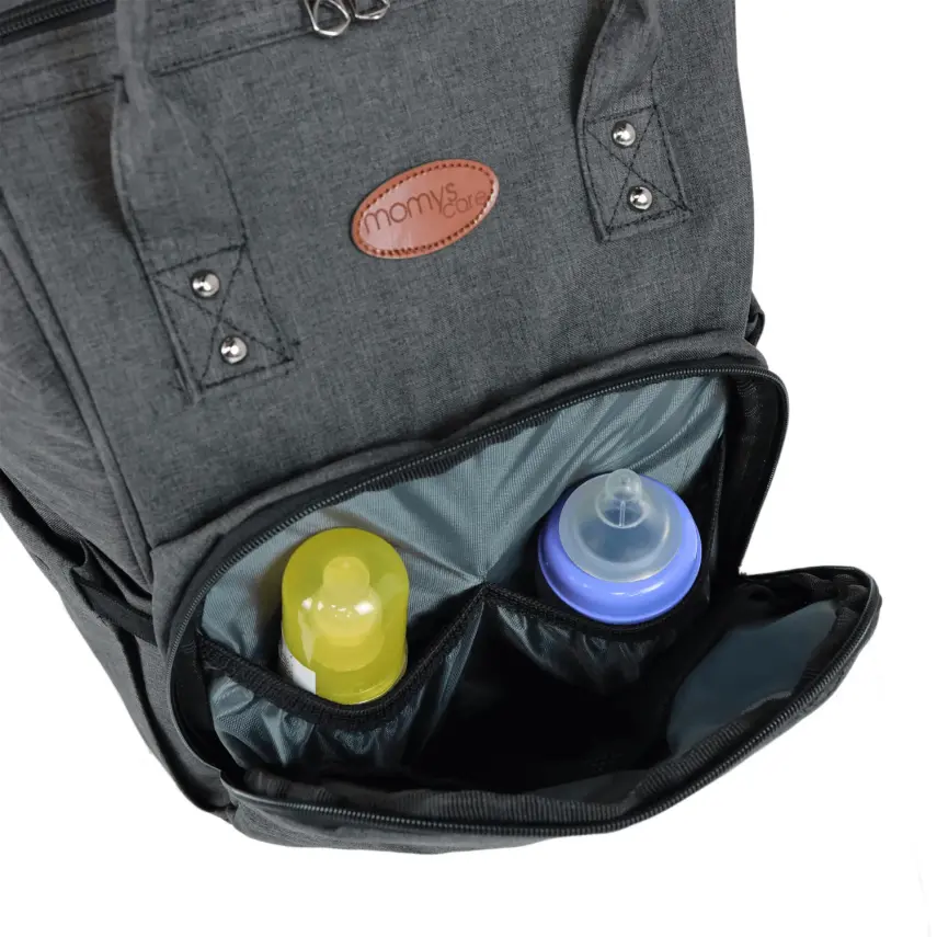 Momys Care Riva Anne Bebek Bakım Çantası Füme - 4