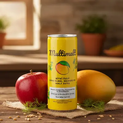 Multimalt Bitki Özlü %100 Elma,Mango Ve Malt Suyu 250 ml - 4