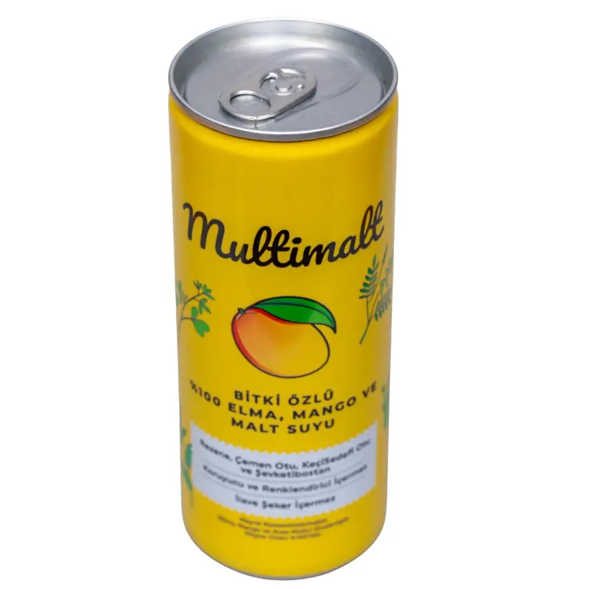 Multimalt Bitki Özlü %100 Elma,Mango Ve Malt Suyu 250 ml - 6