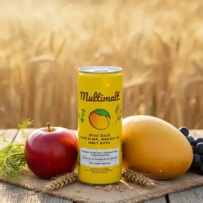 Multimalt Bitki Özlü %100 Elma,Mango Ve Malt Suyu 250 ml - 10
