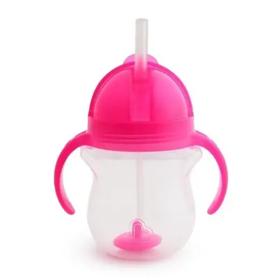 Munchkin Kilitli Uçlu Alıştırma Bardağı 207 ml Pembe 