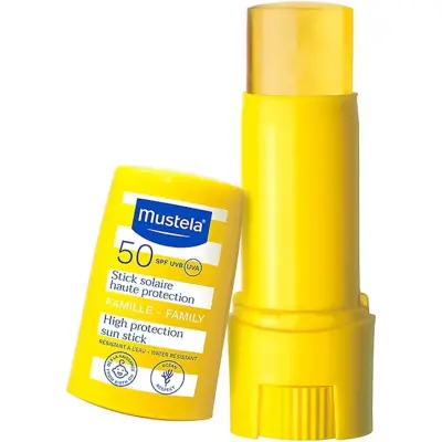 Mustela Çok Yüksek Koruma Faktörlü Güneş Stick Tüm Aille İçin SPF50 9 ml 