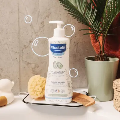 Mustela Gentle Avokado Papatya Özlü Bebek Şampuanı 500 ml x 3 Adet - 5