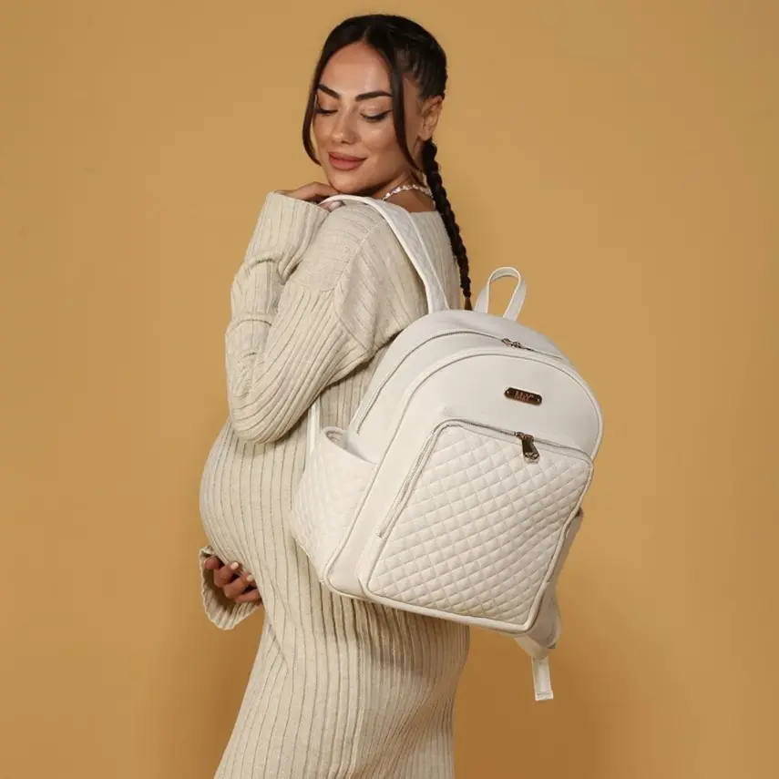 M&Y Collection Dust Sırt Çantası Krem - 8