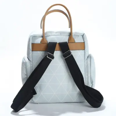 M&Y Collection Eos Digital Sırt Çantası Altıgen Bebek Mavisi - 6