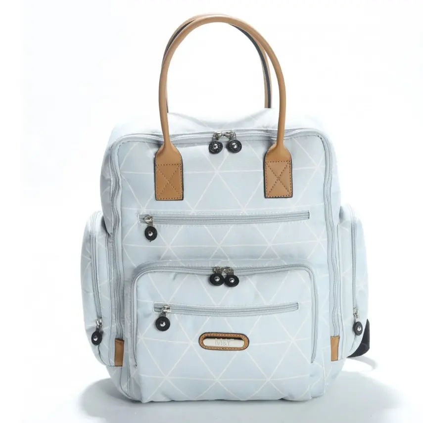 M&Y Collection Eos Digital Sırt Çantası Altıgen Bebek Mavisi - 1