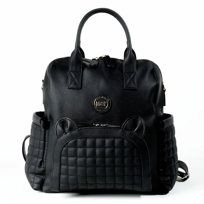 M&Y Collection Kitty Deri Sırt Çantası Siyah - 1