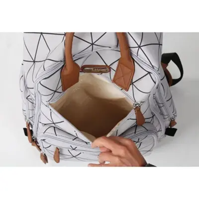 M&Y Collection Lia Bebek Bakım Sırt Çantası Gri - 7