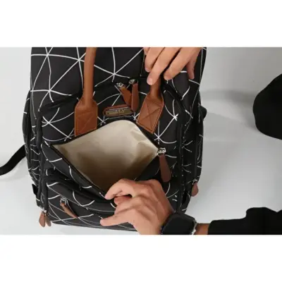 M&Y Collection Lia Bebek Bakım Sırt Çantası Siyah - 6