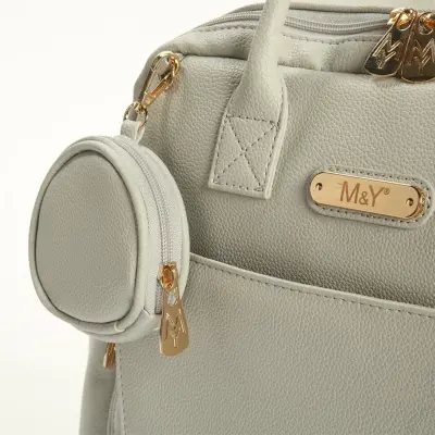 M&Y Collection Maia Anne Bebek Bakım Çantası Gri - 7