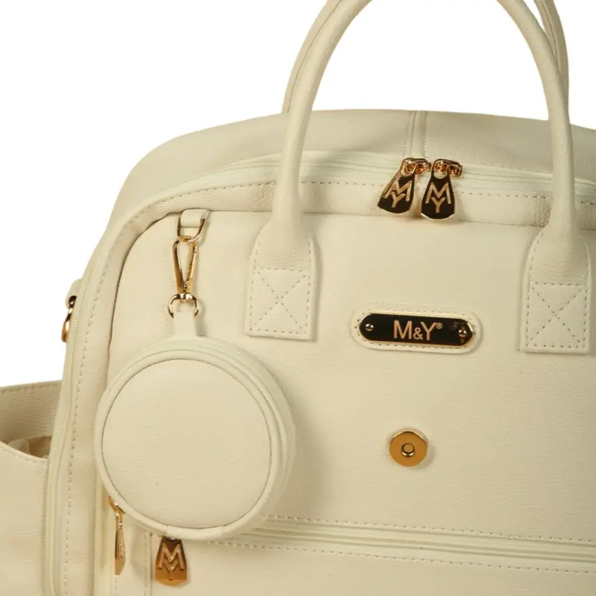 M&Y Collection Maia Anne Bebek Bakım Çantası Krem - 4