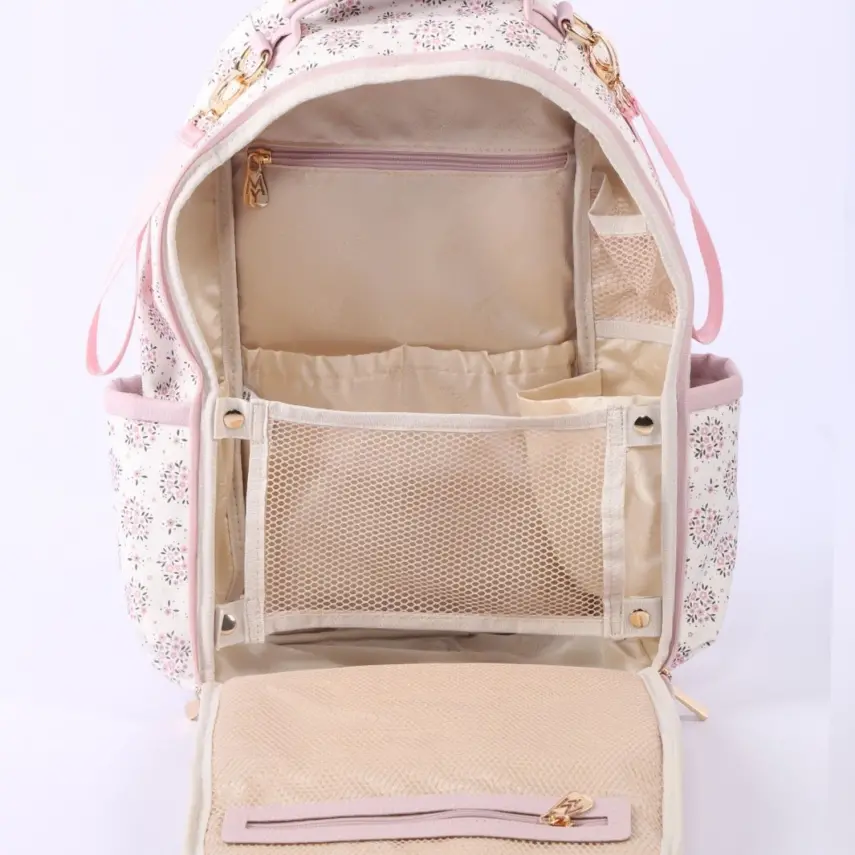 M&Y Collection Oeste Sırt Çantası Lila Çiçek - 8