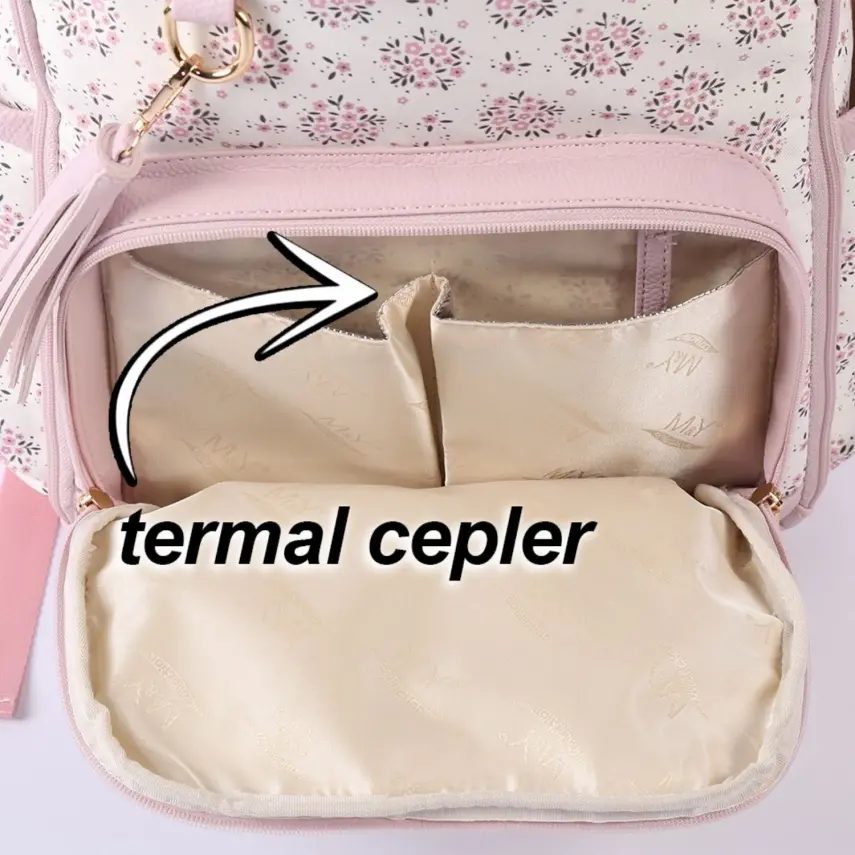 M&Y Collection Oeste Sırt Çantası Lila Çiçek - 10