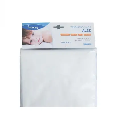 Mycey Yatak Koruyucu Su Geçirmez Kaydırmaz Alez Ultra Yumuşak 90X190 Cm Standart