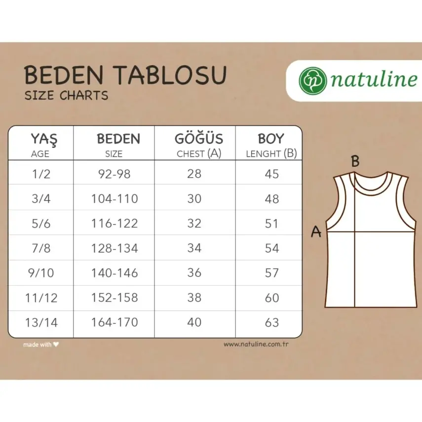 Natuline Organik Erkek Bebek Atleti Penye 2li Beyaz - 5