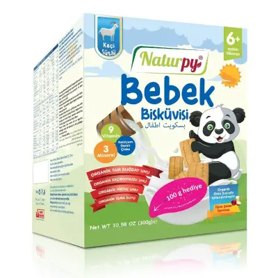 Naturpy Glutensiz Bebek Bisküvisi 250 gr - 2