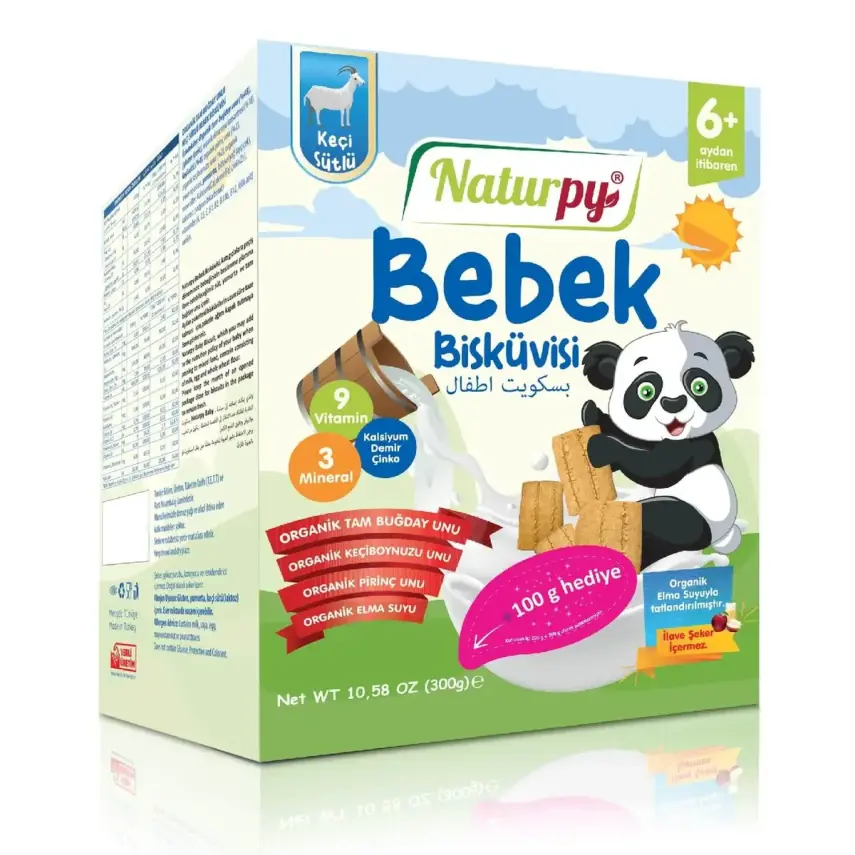 Naturpy Glutensiz Bebek Bisküvisi 250 gr - 2