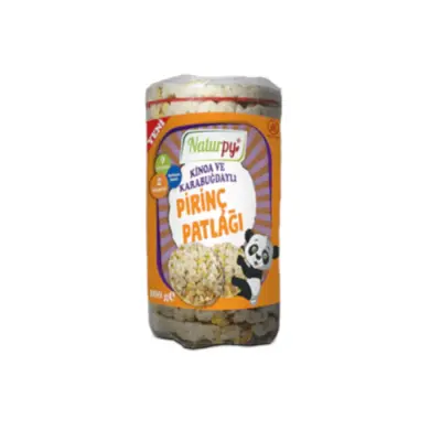 Naturpy Glutensiz Kinoa ve Karabuğdaylı Pirinç Patlağı 100 gr