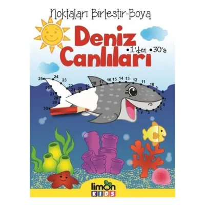 Noktaları Birleştir Boya Deniz Canlıları 