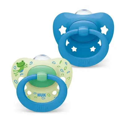 Nuk Signature Saklama Kutulu Silikon Emzik 2li 18-36 Ay Erkek