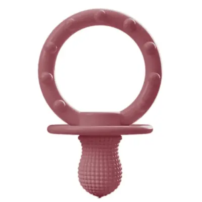 Oioi Gummy Silikon Diş Kaşıyıcı 3+ Ay Velvet Rose