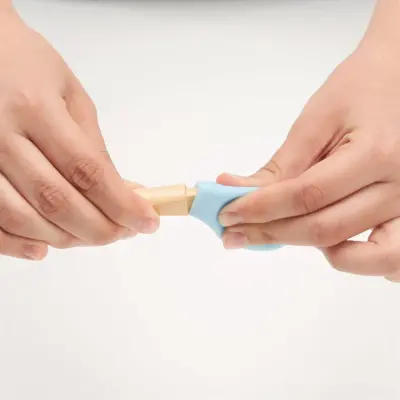 OiOi Mama Kaşığı 2li Powder Grey - Mellow Yellow - 13