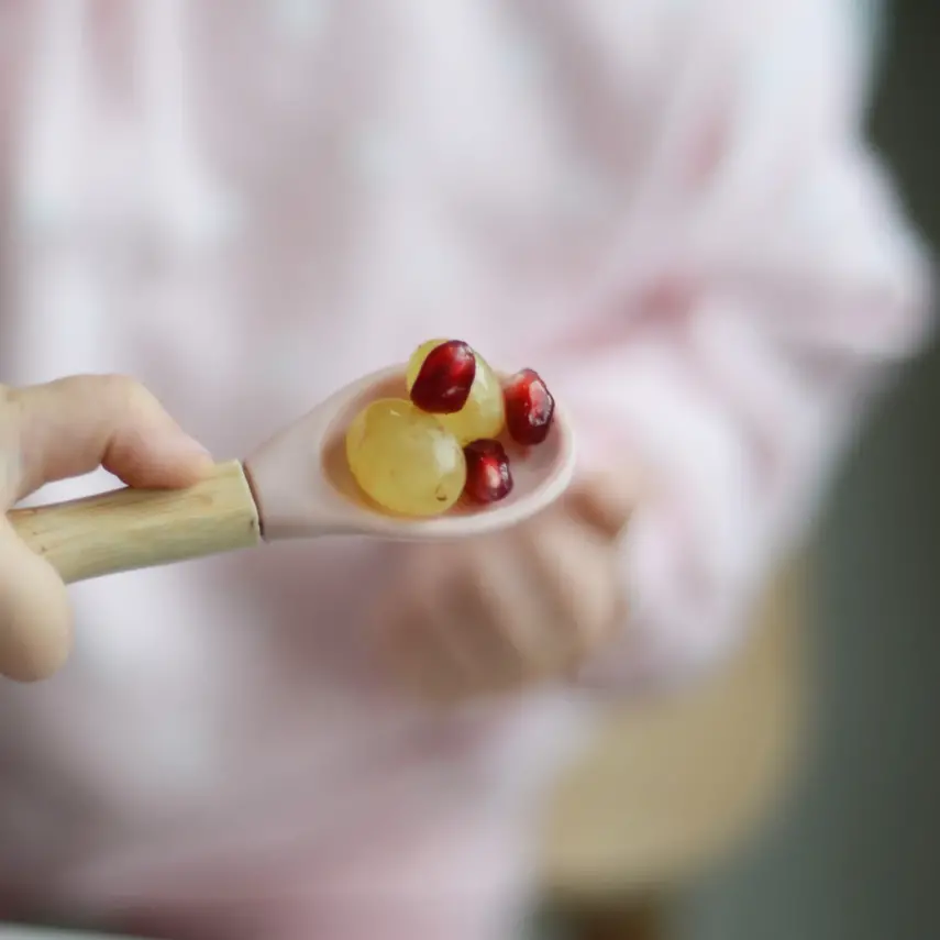 OiOi Mama Kaşığı 2li Powder Grey - Mellow Yellow - 14