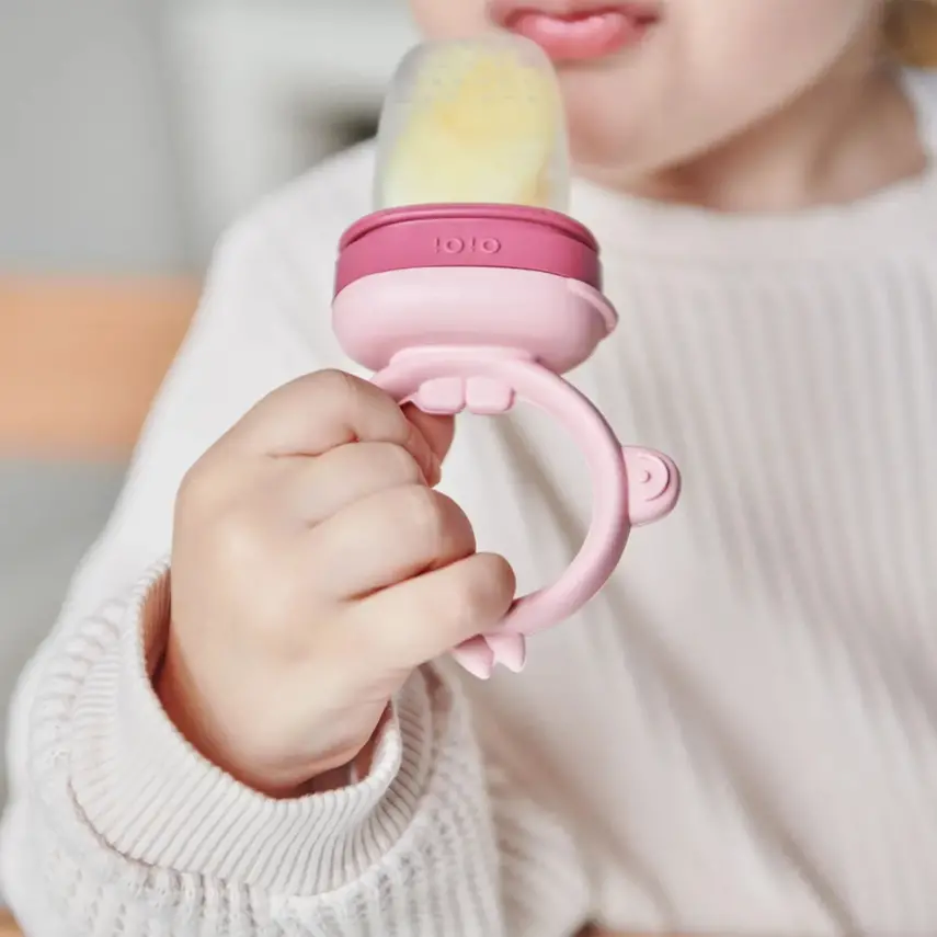 Oioi Puzzle Vakumlu Mama Tabağı+OiOi Püre Meyve Ve Sebze Alıştırıcı River Green - Powder Grey - 3