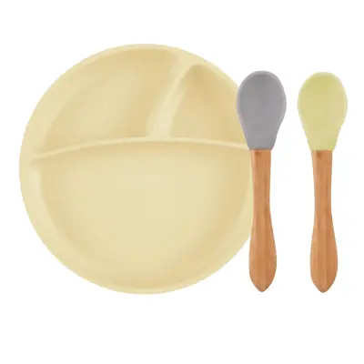 Oioi Tabak Kaşık Çatal Set Mellow Yellow 