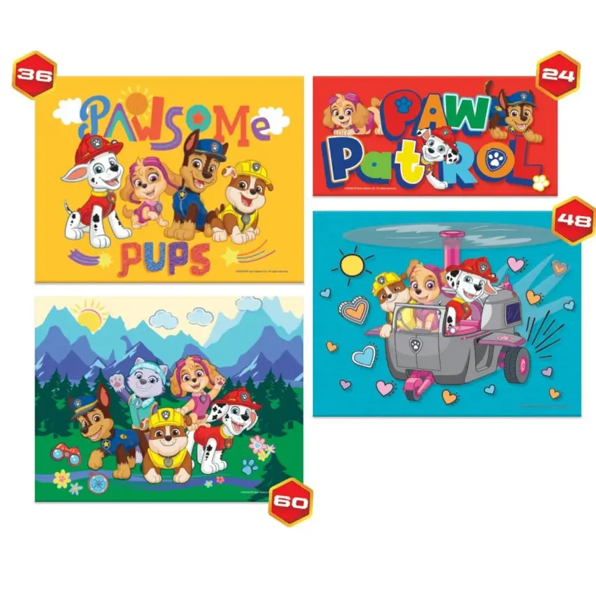 Paw Patrol 4In1 Puzzle 60 Parça - 2