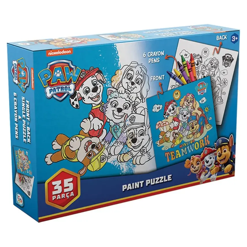 Paw Patrol Boyamalı Puzzle 35 Parça - 3