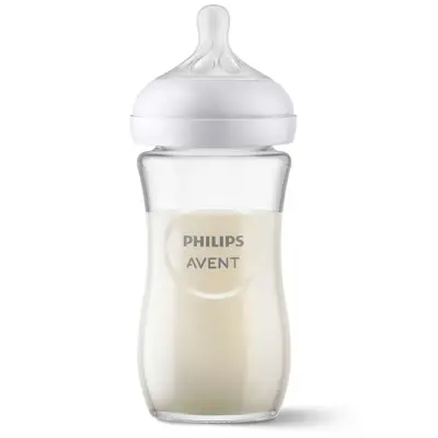 Philips Avent Doğal Tepkili Cam Biberon 240ml 1+ Ay - 34