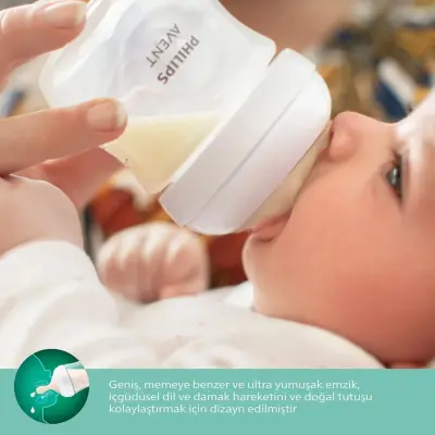 Philips Avent Doğal Tepkili Cam Biberon 240ml 1+ Ay - 14