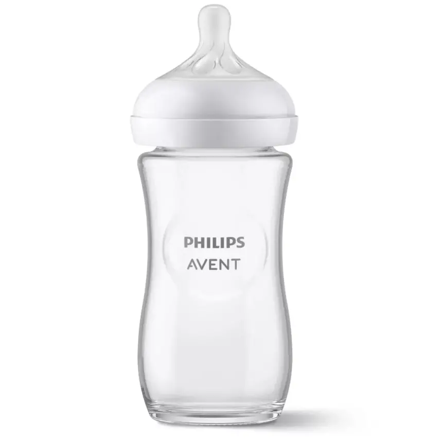 Philips Avent Doğal Tepkili Cam Biberon 240ml 1+ Ay - 21