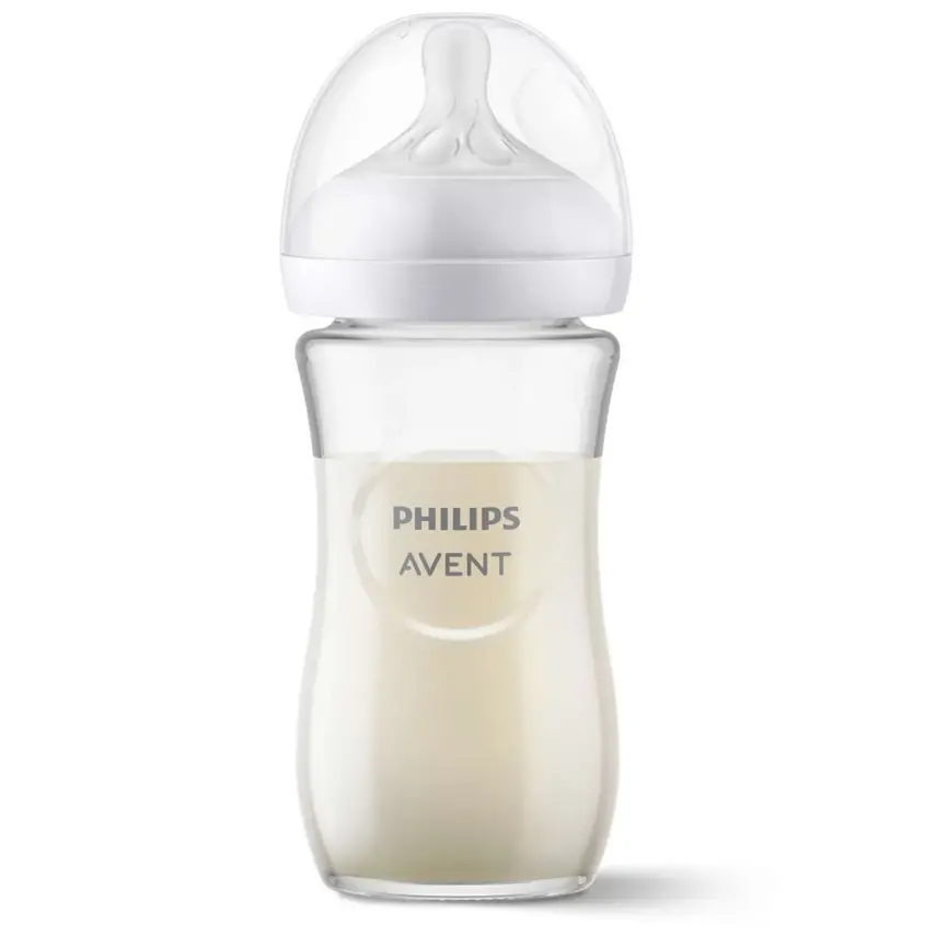 Philips Avent Doğal Tepkili Cam Biberon 240ml 1+ Ay - 11