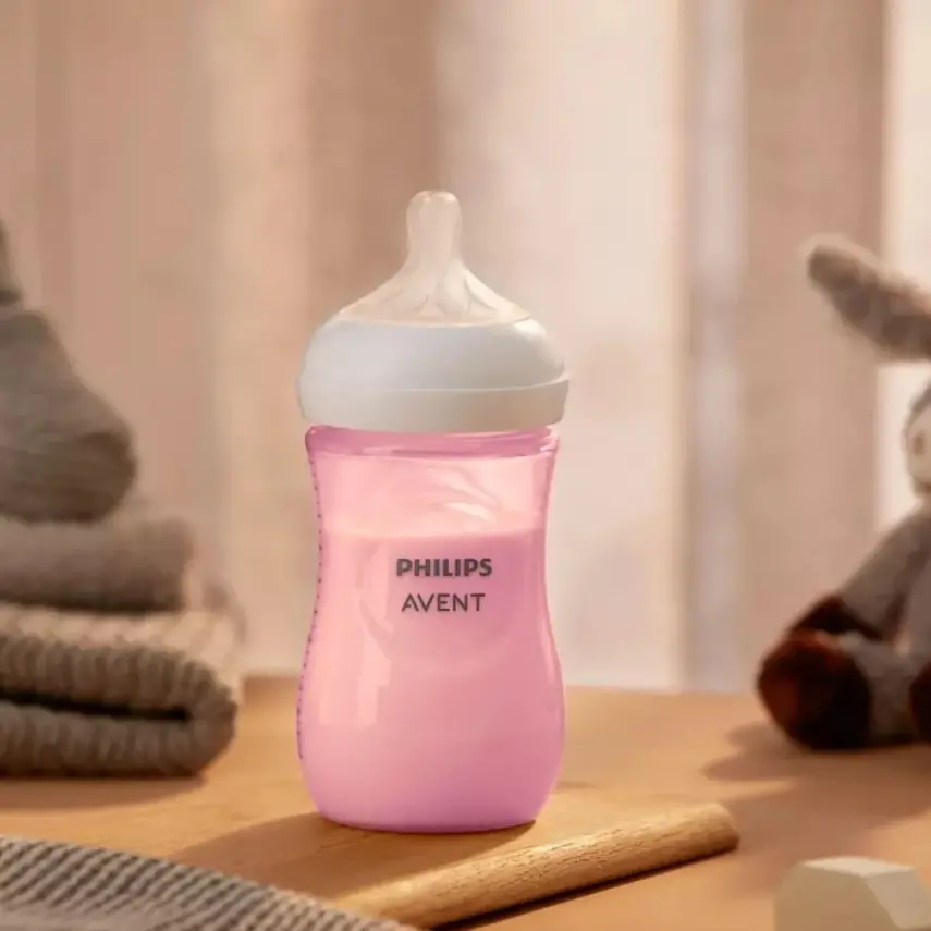 Philips Avent Doğal Tepkili PP Biberon 260ml 1+ Ay Pembe - 5