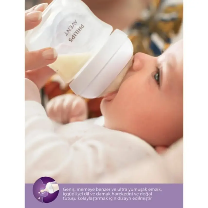 Philips Avent Doğal Tepkili PP Biberon Seti 2li 125ml 0+ Ay - 10