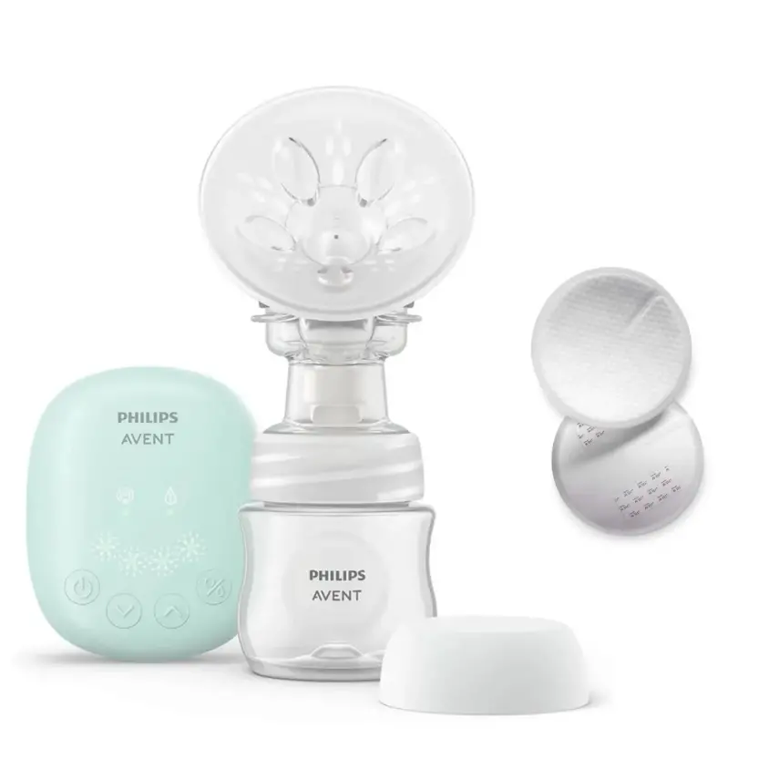 Philips Avent Essentials Tekli Elektrikli Göğüs Pompası+Tek Kullanımlık Göğüs Pedi 60lı - 2