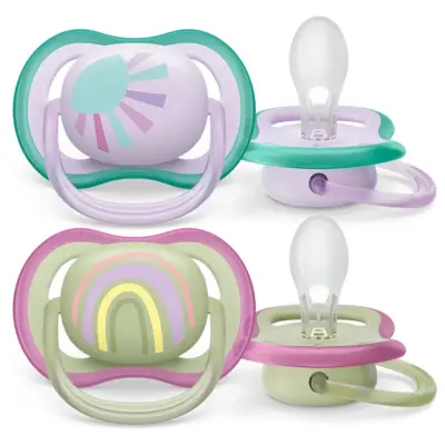 Philips Avent SCF085/59 Ultra Air Emzik 2li Kız 0-6 Ay