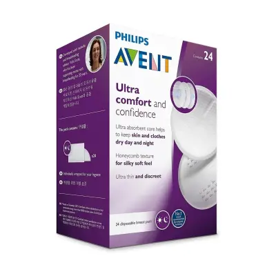 Philips Avent  Ultrakonfor Tek Kullanımlık Göğüs Pedi 24'lü SCF254/24