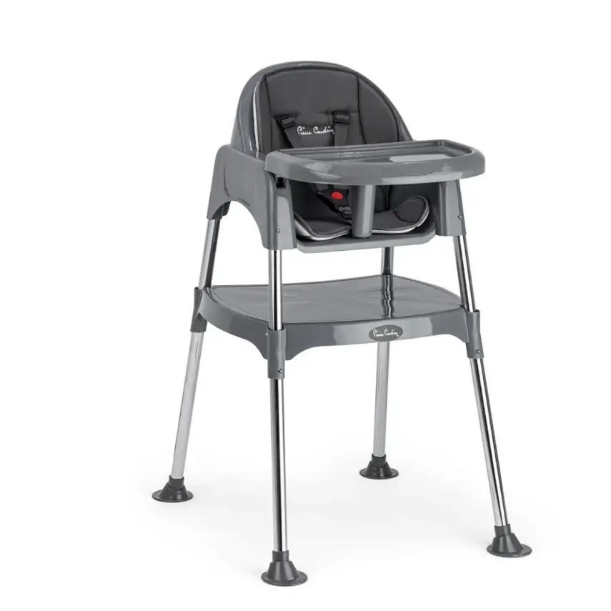 Pierre Cardin Cookie Çok Fonksiyonlu Mama Sandalyesi Silver Antrasit - 2