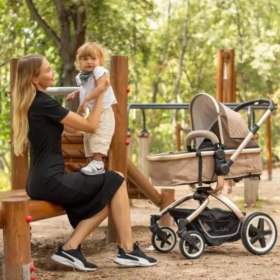 Pierre Cardin Legend Çift Yönlü Travel Sistem- Seyahat Sistem Bebek Arabası Füme - 7