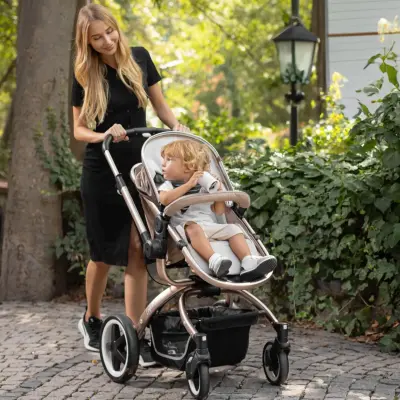 Pierre Cardin Legend Çift Yönlü Travel Sistem- Seyahat Sistem Bebek Arabası Gri - 3