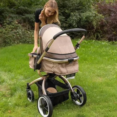 Pierre Cardin Legend Çift Yönlü Travel Sistem- Seyahat Sistem Bebek Arabası Gri - 13