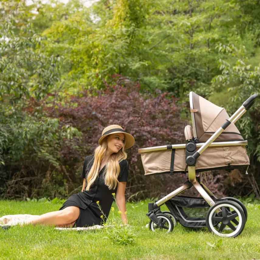 Pierre Cardin Legend Çift Yönlü Travel Sistem- Seyahat Sistem Bebek Arabası Gri - 4