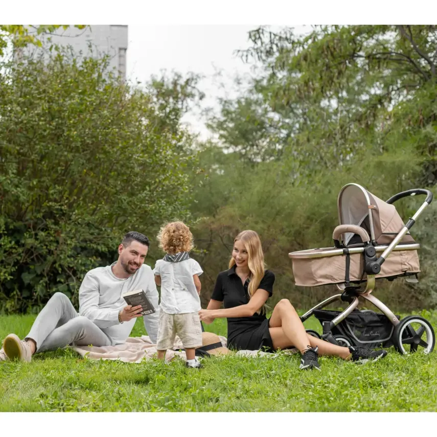 Pierre Cardin Legend Çift Yönlü Travel Sistem- Seyahat Sistem Bebek Arabası Gri - 9