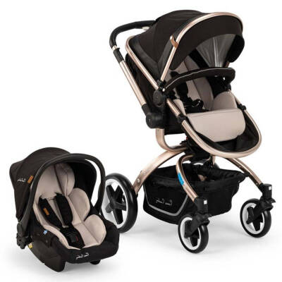 Pierre Cardin Legend Çift Yönlü Travel Sistem- Seyahat Sistem Bebek Arabası Siyah 